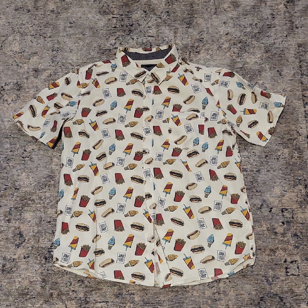 Men's Fast Food Print Shirt